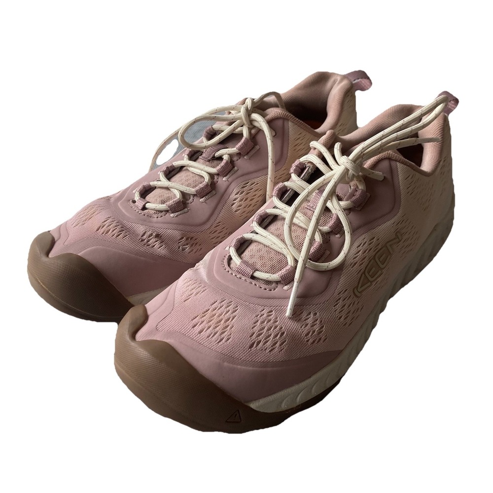 Keen NXIS Speed Womens 10 Hiking Shoes Black Grey Low Top Trail Sneakers 1027203
